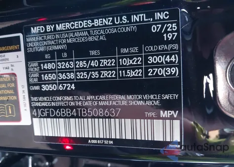 2026 Mercedes-Benz Amg Gle 53 Coupe 4Matic+ z USA, uszkodzony, nr VIN 4JGFD6BB4TB508637